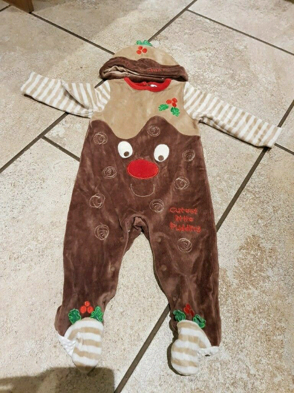 christmas pudding outfit baby